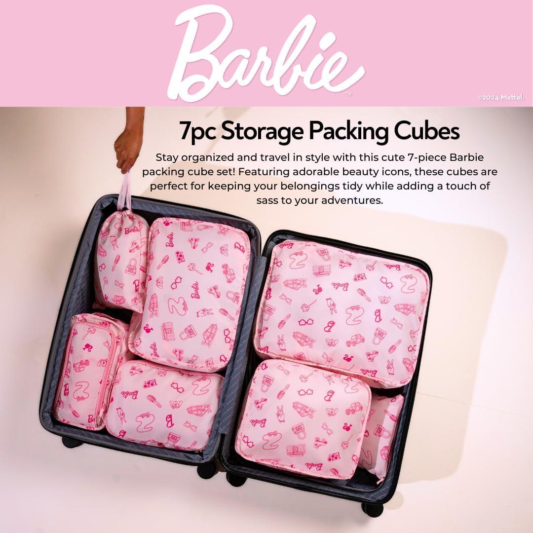 Set de 7 Cubos de Almacenamiento Barbie Franco - Viaje Organizado
