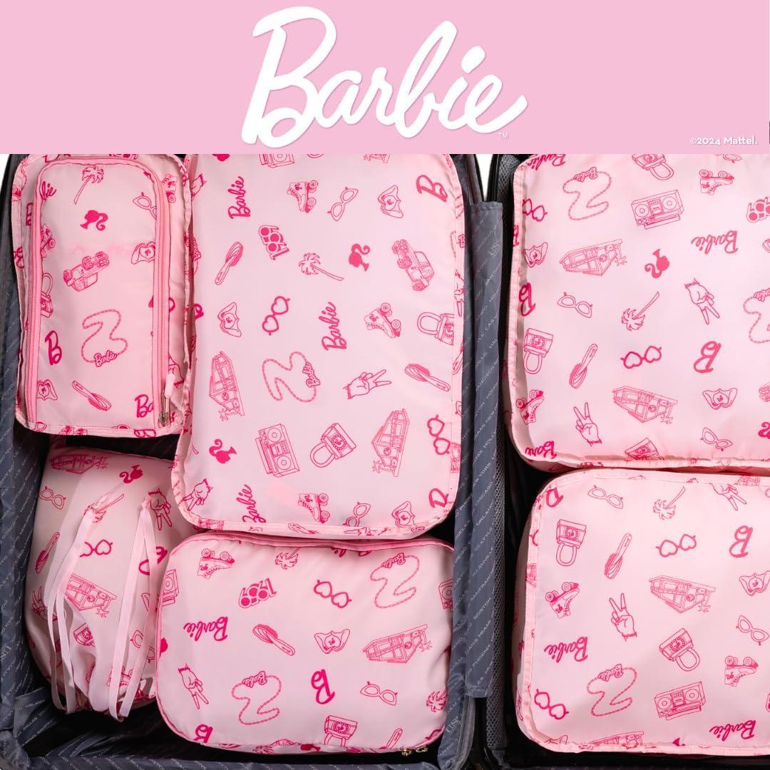 Set de 7 Cubos de Almacenamiento Barbie Franco - Viaje Organizado