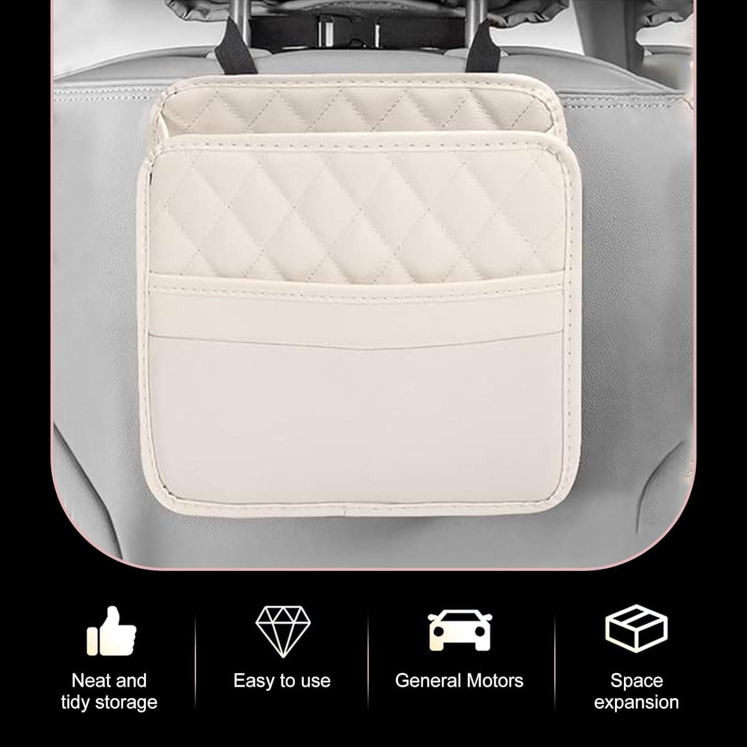 Organizador de Asiento de Coche Ferianl Beige Impermeable