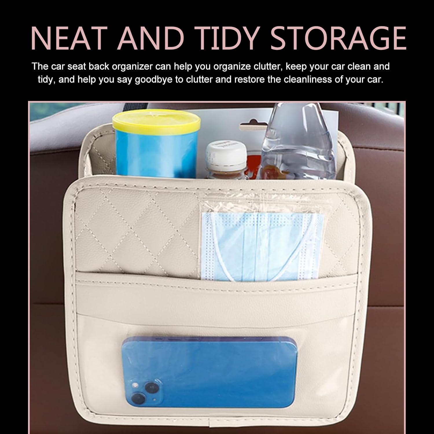 Organizador de Asiento de Coche Ferianl Beige Impermeable