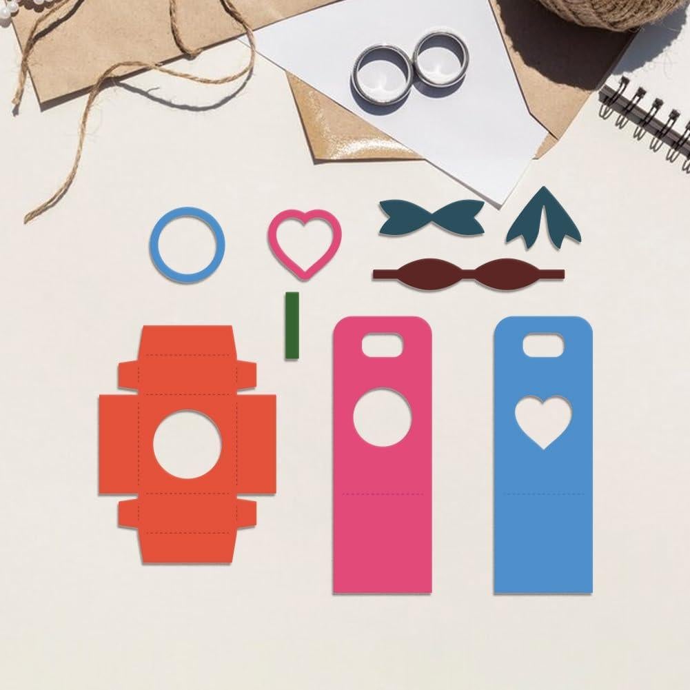 Troqueles de Corte Caja de Chocolate 3D DELORIGIN 2 Piezas