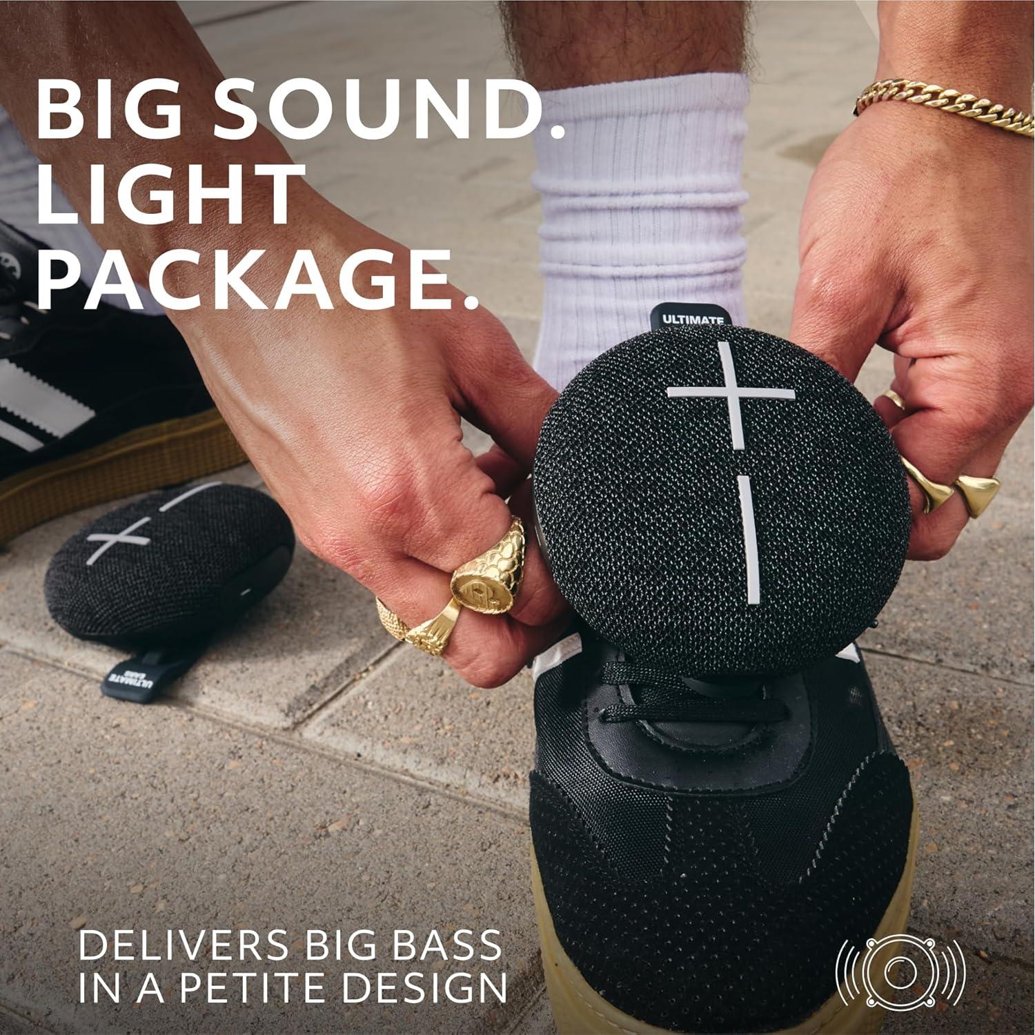 Altavoz Bluetooth Ultimate Ears MINIROLL Impermeable 12h Negro