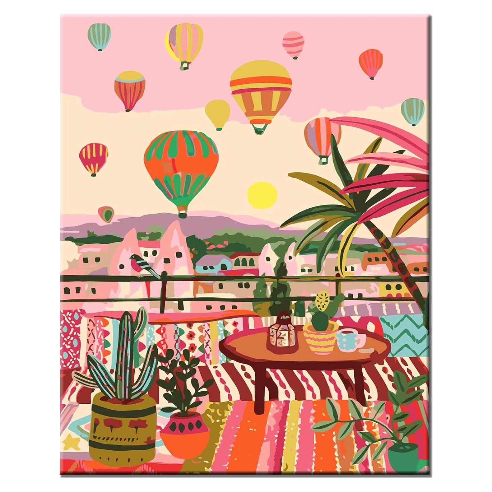 Kit de Pintar por Números YALKIN 40x50 cm Acrílico para Adultos