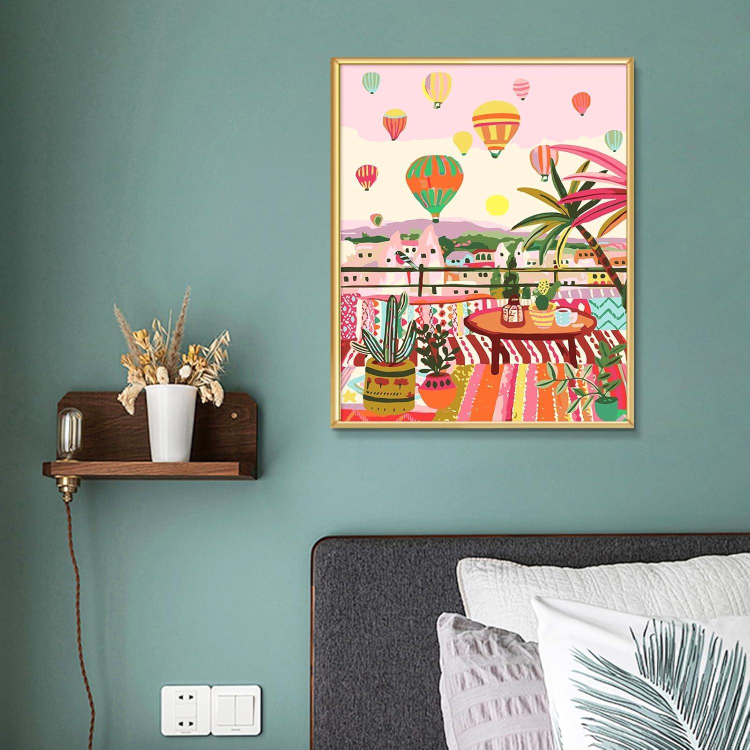 Kit de Pintar por Números YALKIN 40x50 cm Acrílico para Adultos