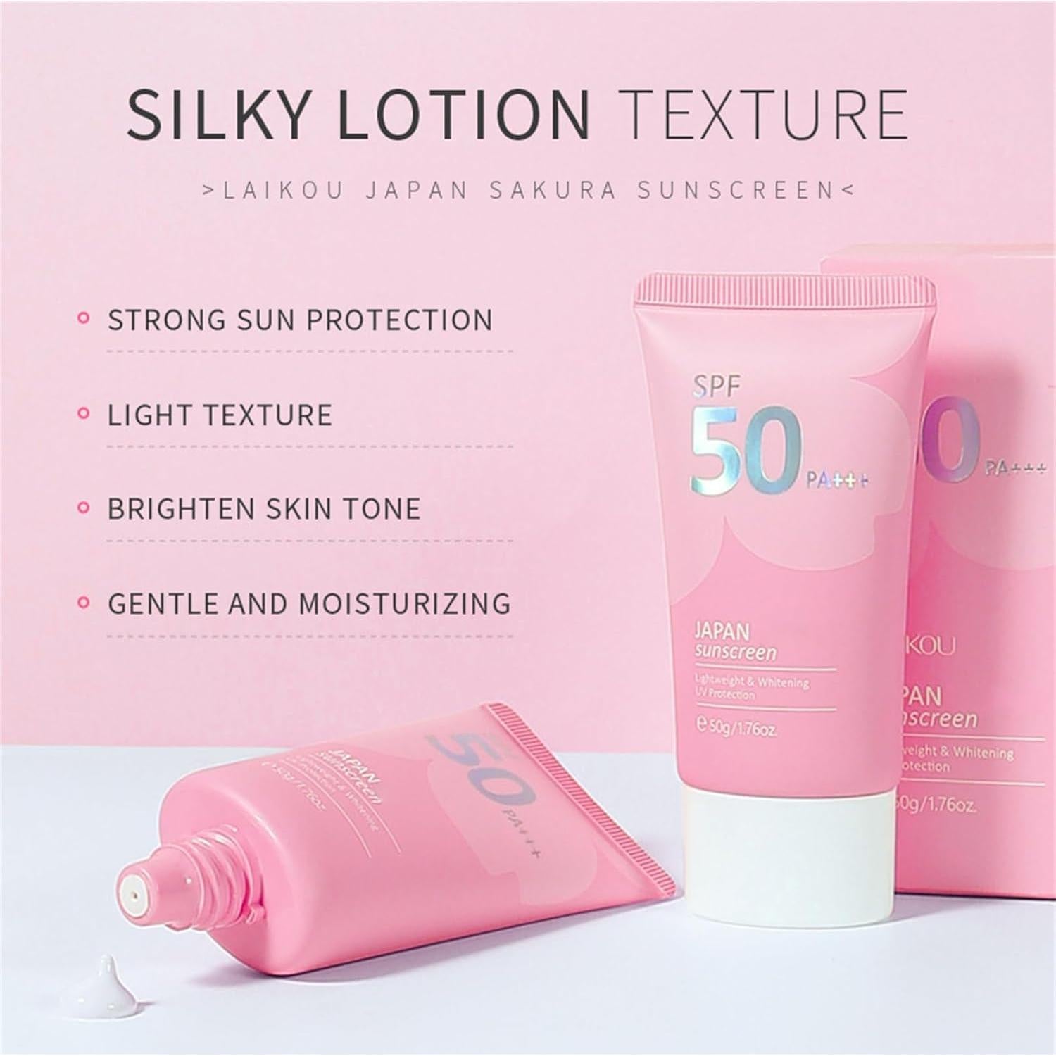 Protector Solar Facial Japan Sakura SPF 50 PA+++ 50g