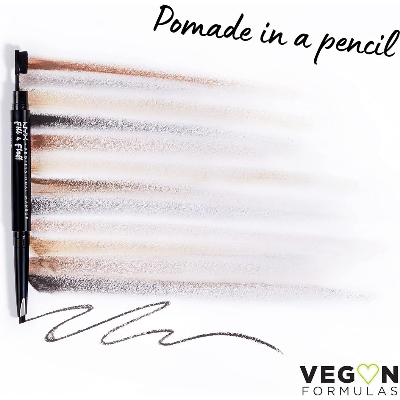 Lápiz de Pomada para Cejas NYX Fill & Fluff 01 Rubia