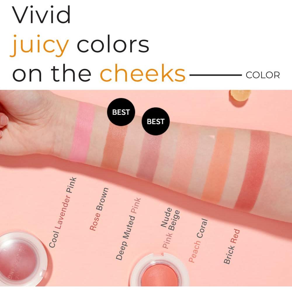 Rubor Jelly A'PIEU Juicy-Pang BE01 4.8g - Acabado Natural