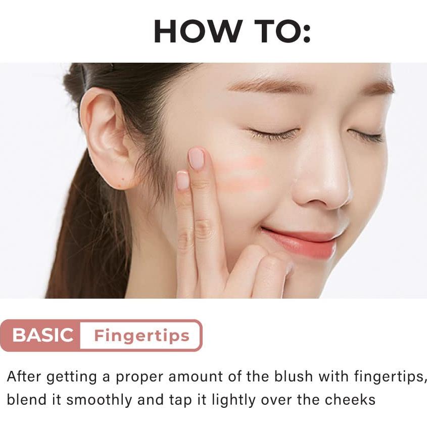 Rubor Jelly A'PIEU Juicy-Pang BE01 4.8g - Acabado Natural