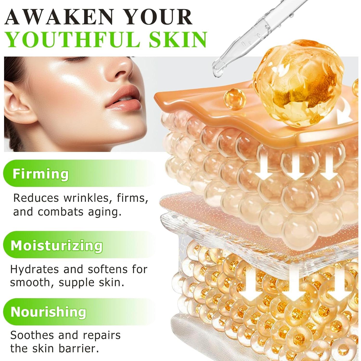 Suero Facial Antienvejecimiento Ruduwu 60ml - Vitamina C y E