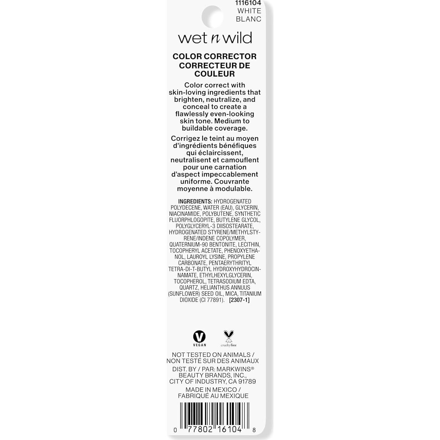 Corrector de Color Wet n Wild Photo Focus Azul Biotina 1 Unidad