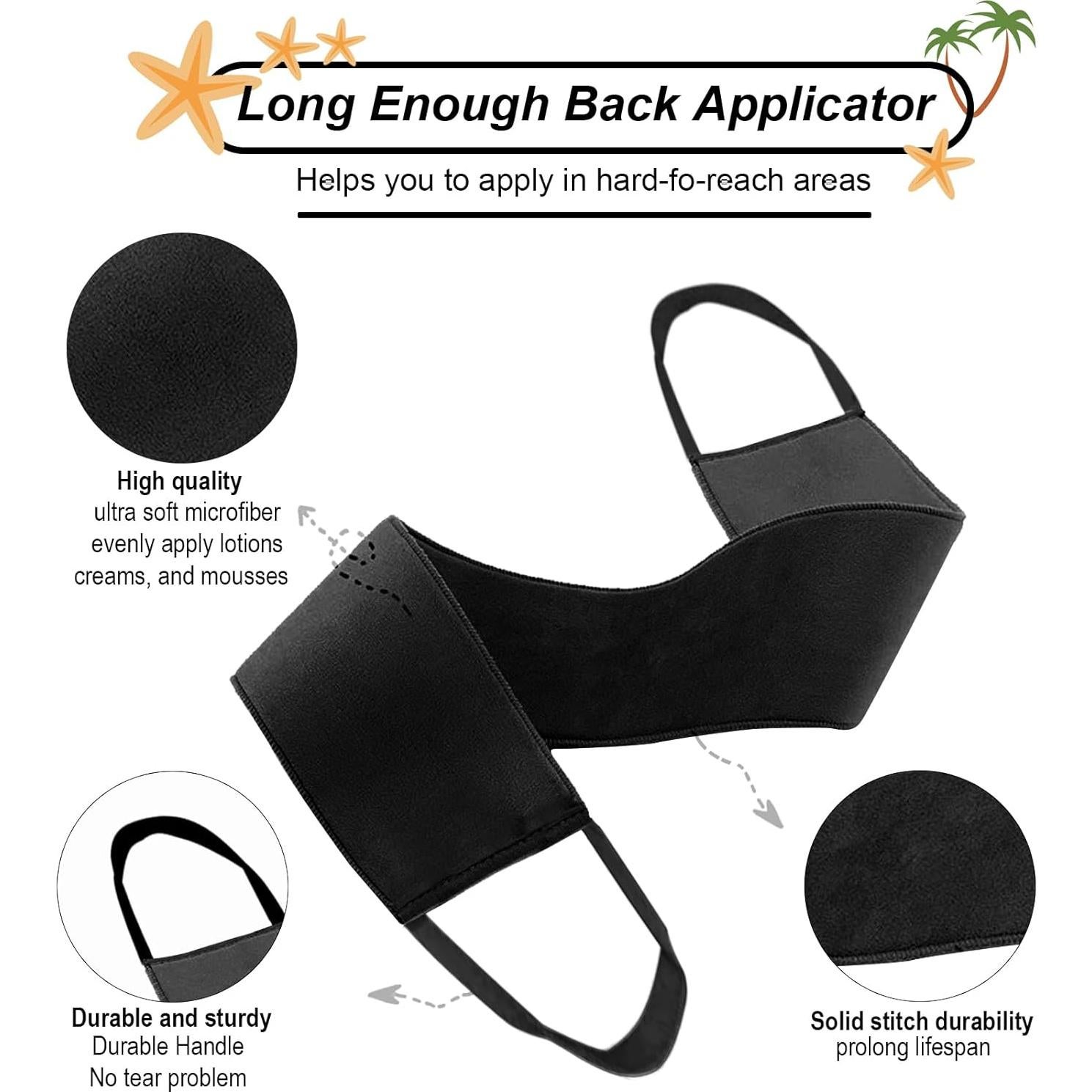 Kit de Aplicador de Autobronceador FIRSTPELLA 4 Piezas Negro