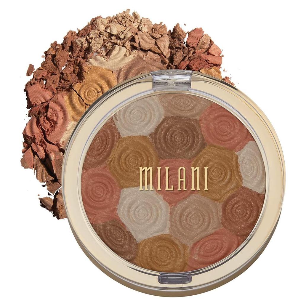 Polvo Iluminador Multifuncional Milani Nécatar Ámbar 9.92g