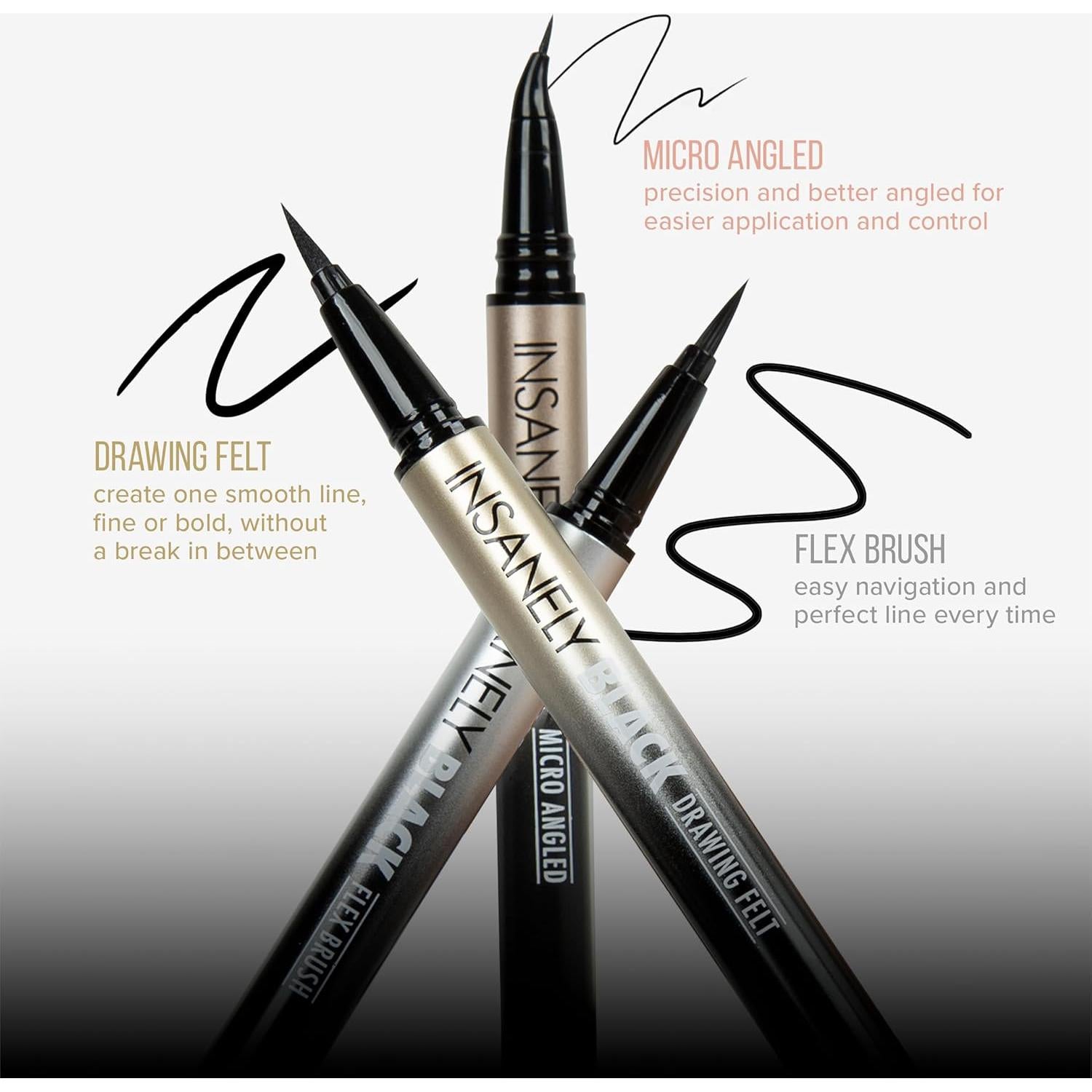 Delineador Líquido de Fieltro Negro Intenso Absolute New York