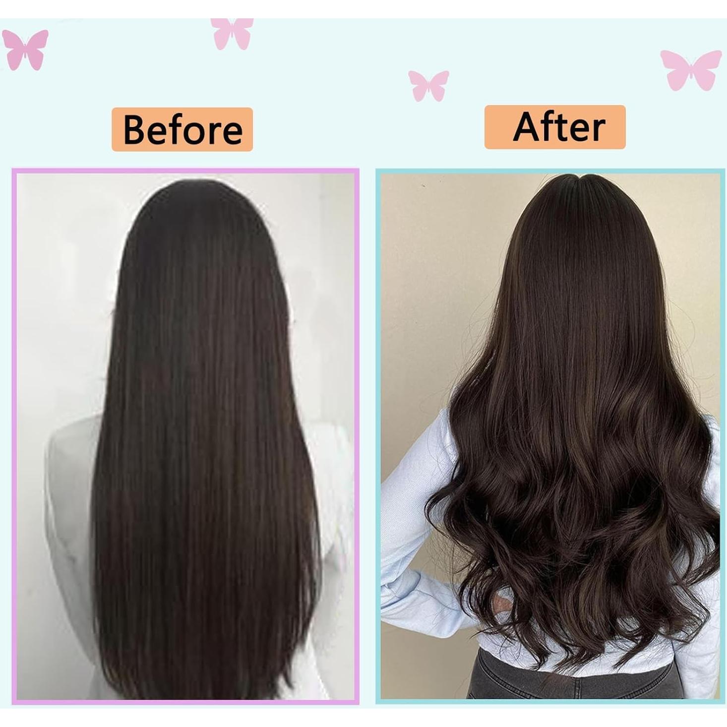 Rizador de Cabello Sin Calor Kossys Negro 1 Cuenta