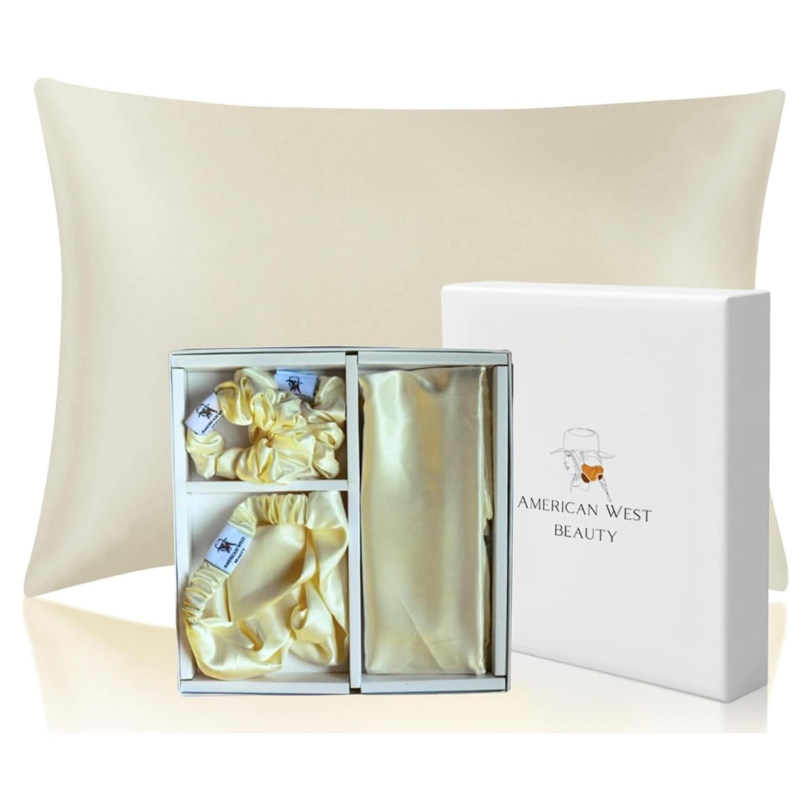 Juego de Regalo Funda de Almohada Seda American West 4 Piezas