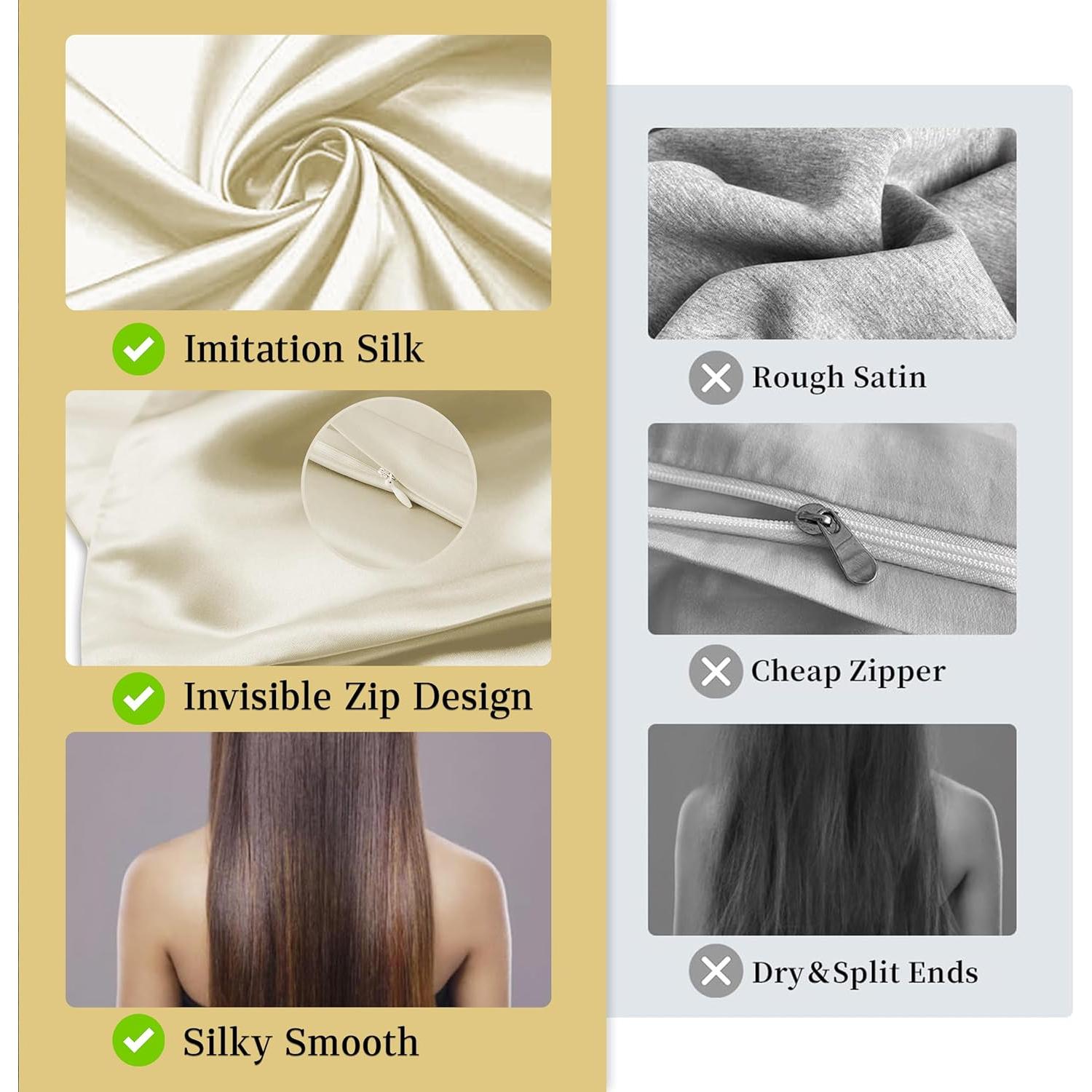 Juego de Regalo Funda de Almohada Seda American West 4 Piezas