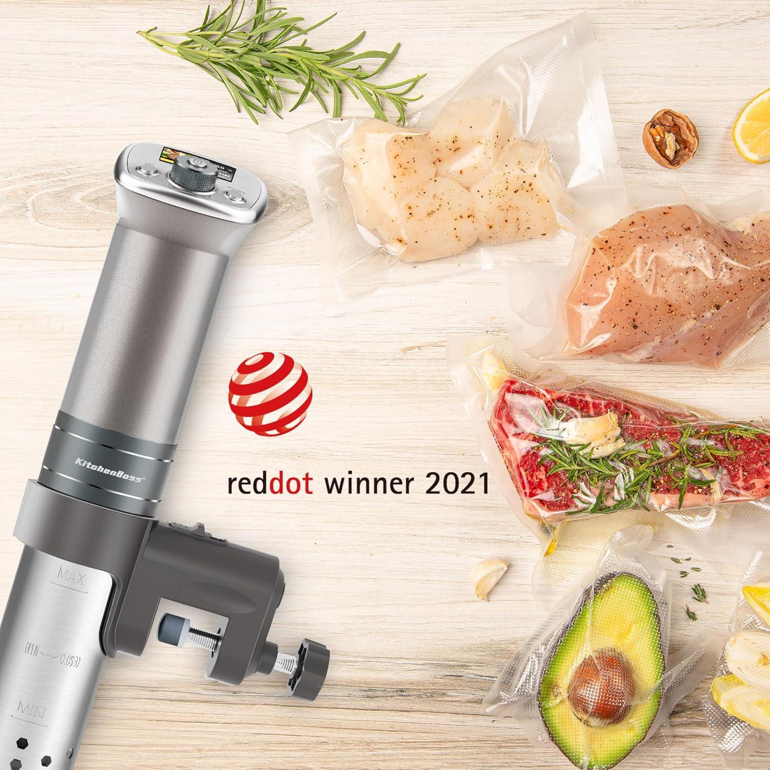 Cocinero Sous Vide KitchenBoss G320 1100W Acero Inoxidable