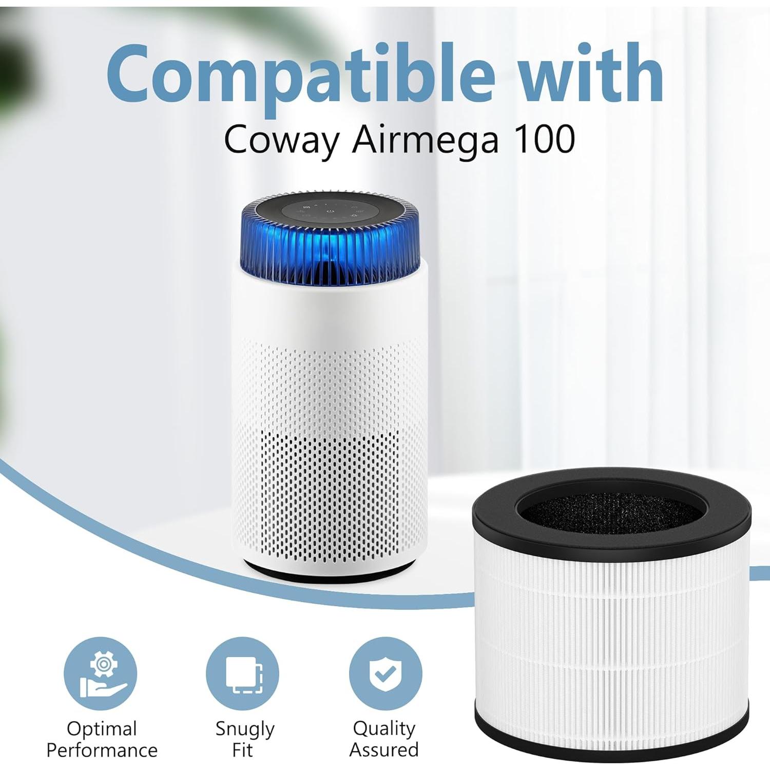 Filtro de Reemplazo FCFMY para Coway Airmega 100 - 3 Etapas