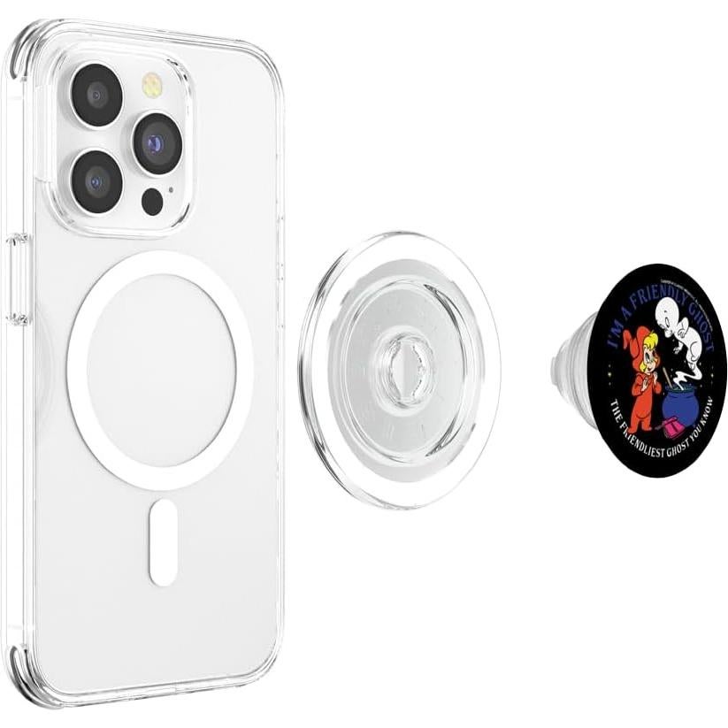 PopGrip MagSafe Casper el Fantasma Amigable para iPhone