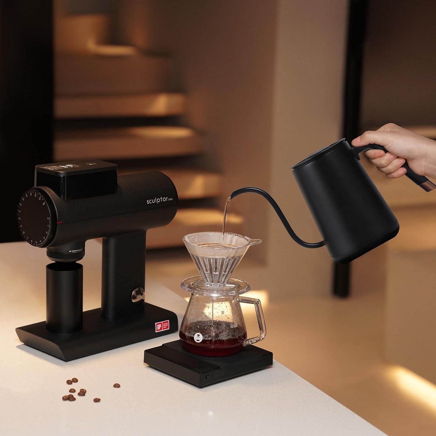 Hervidor Eléctrico TIMEMORE 600ML con Control de Temperatura