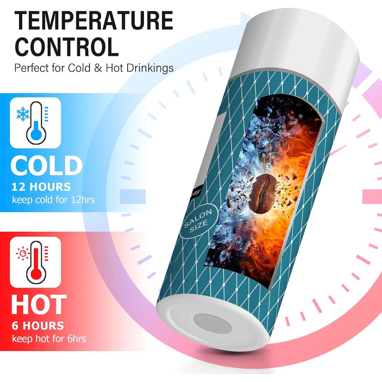 Taza Aislada de Acero Inoxidable TUMBTU 600ml Verde con Tapa