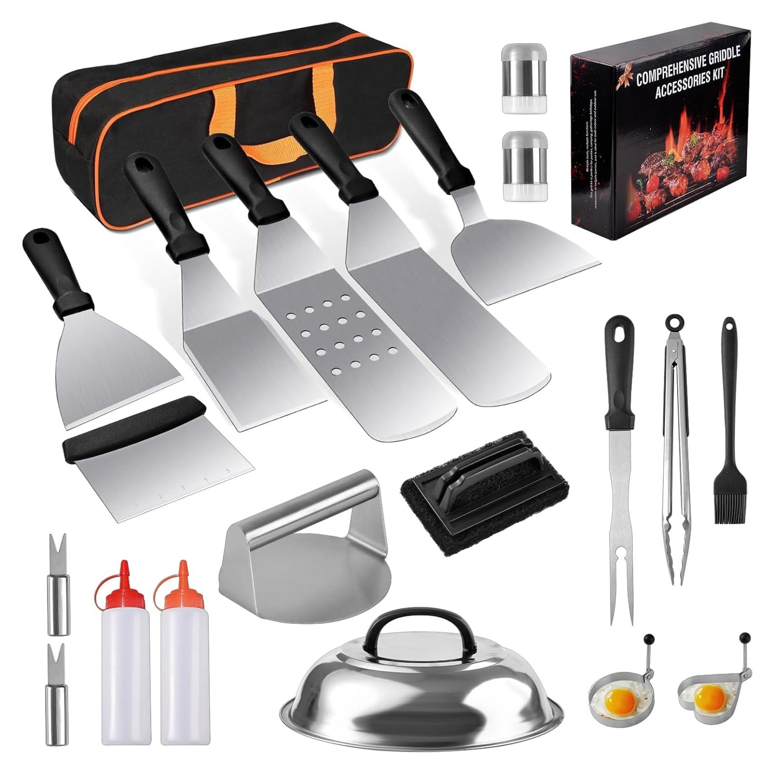 Juego de 22 Accesorios para Plancha YJHOLE - Parrilla Blackstone