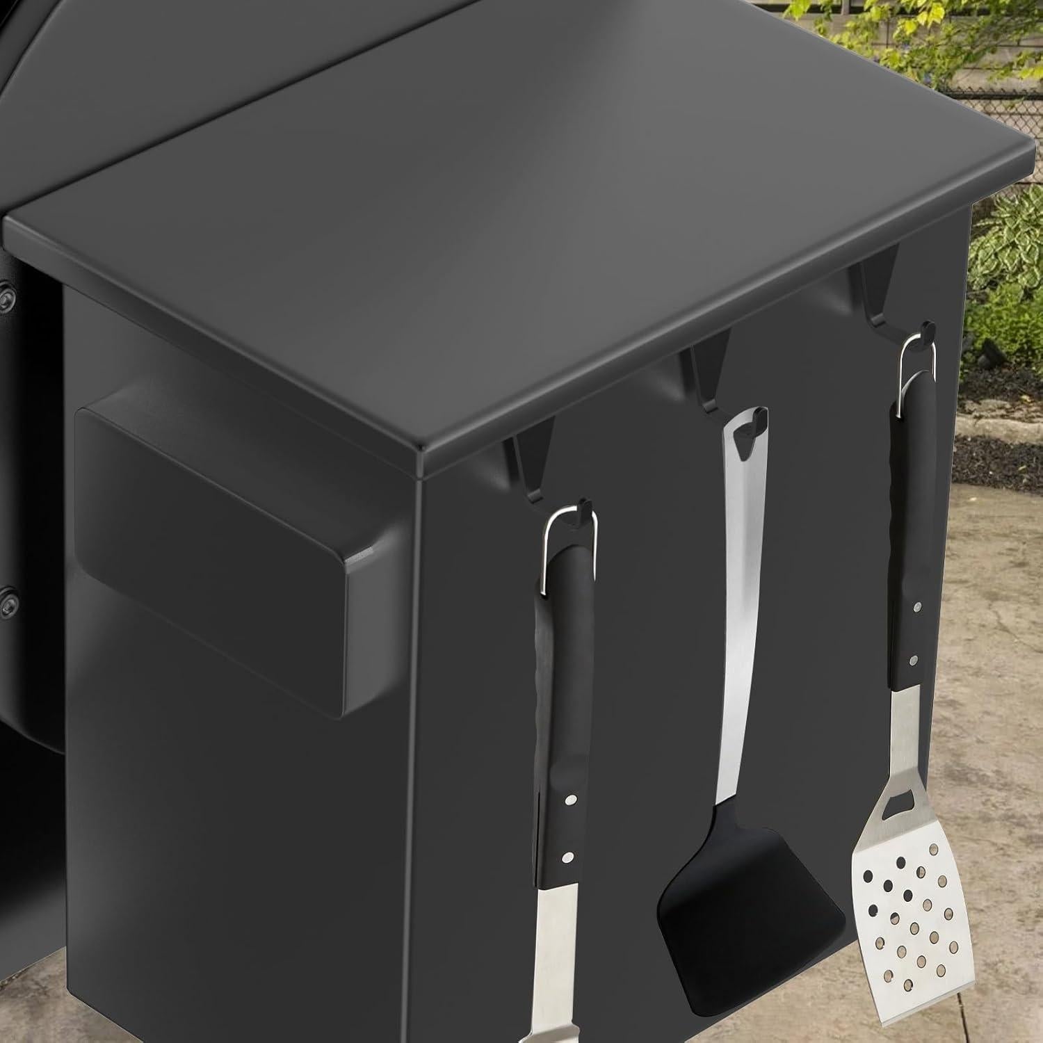 Ganchos para Parrillas Sirozi 3 Pack de Aluminio Negro