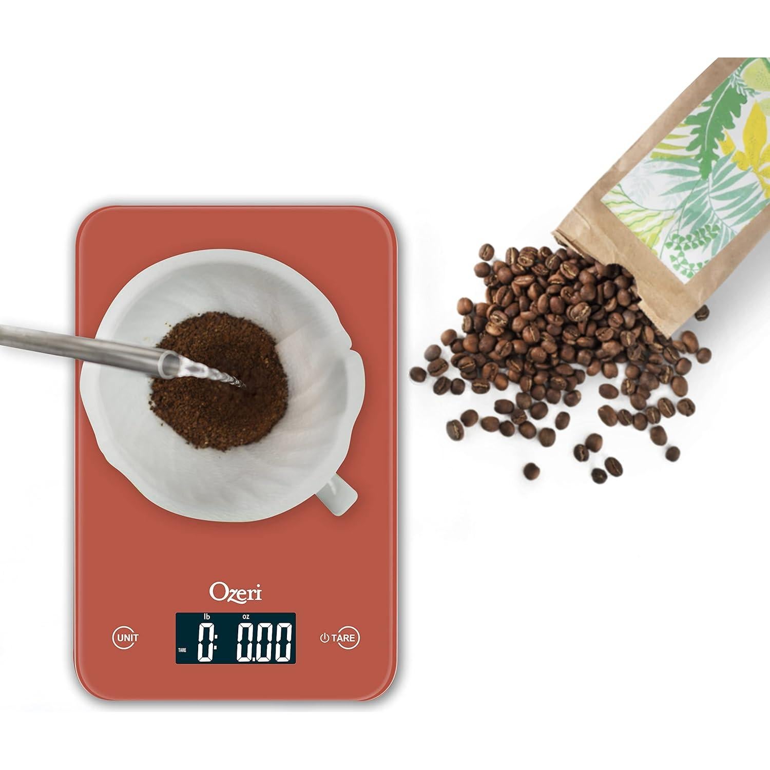 Balanza Digital de Cocina Ozeri Touch 5.44 kg Vidrio Templado