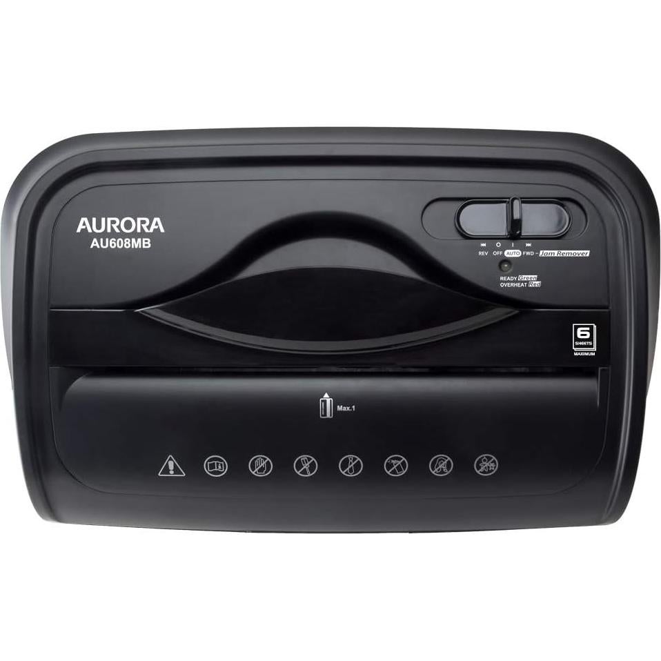 Aurora AU608MB Trituradora de Papel Micro-Corte 6 Hojas