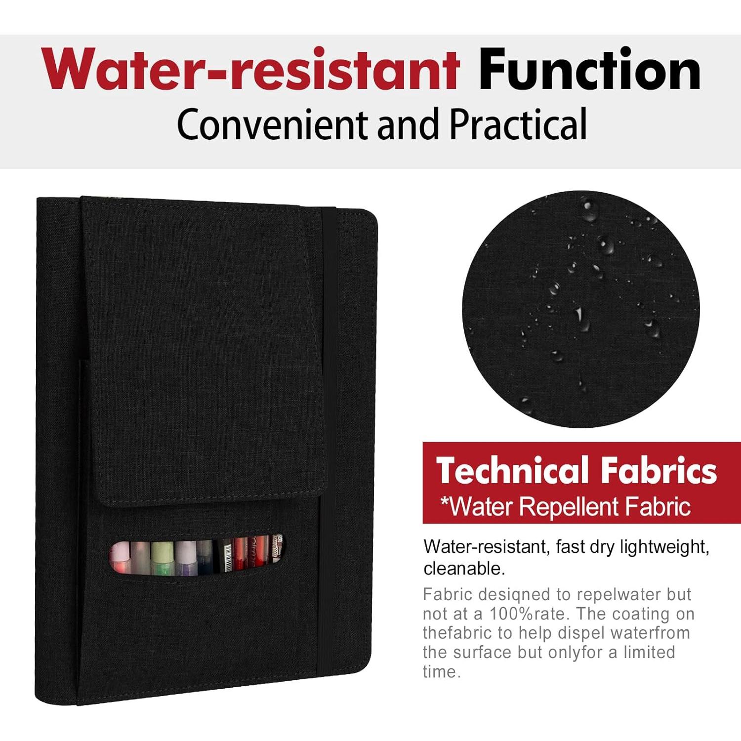 Cubierta para cuaderno Steno Ditiord A5 Negra Impermeable