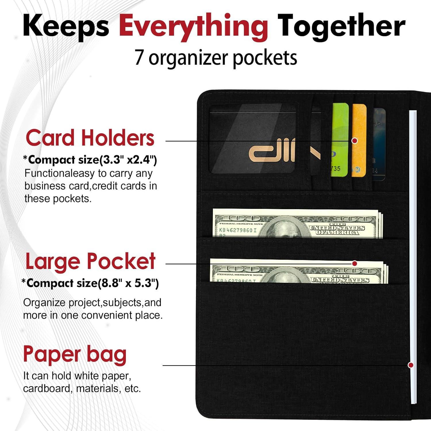 Cubierta para cuaderno Steno Ditiord A5 Negra Impermeable