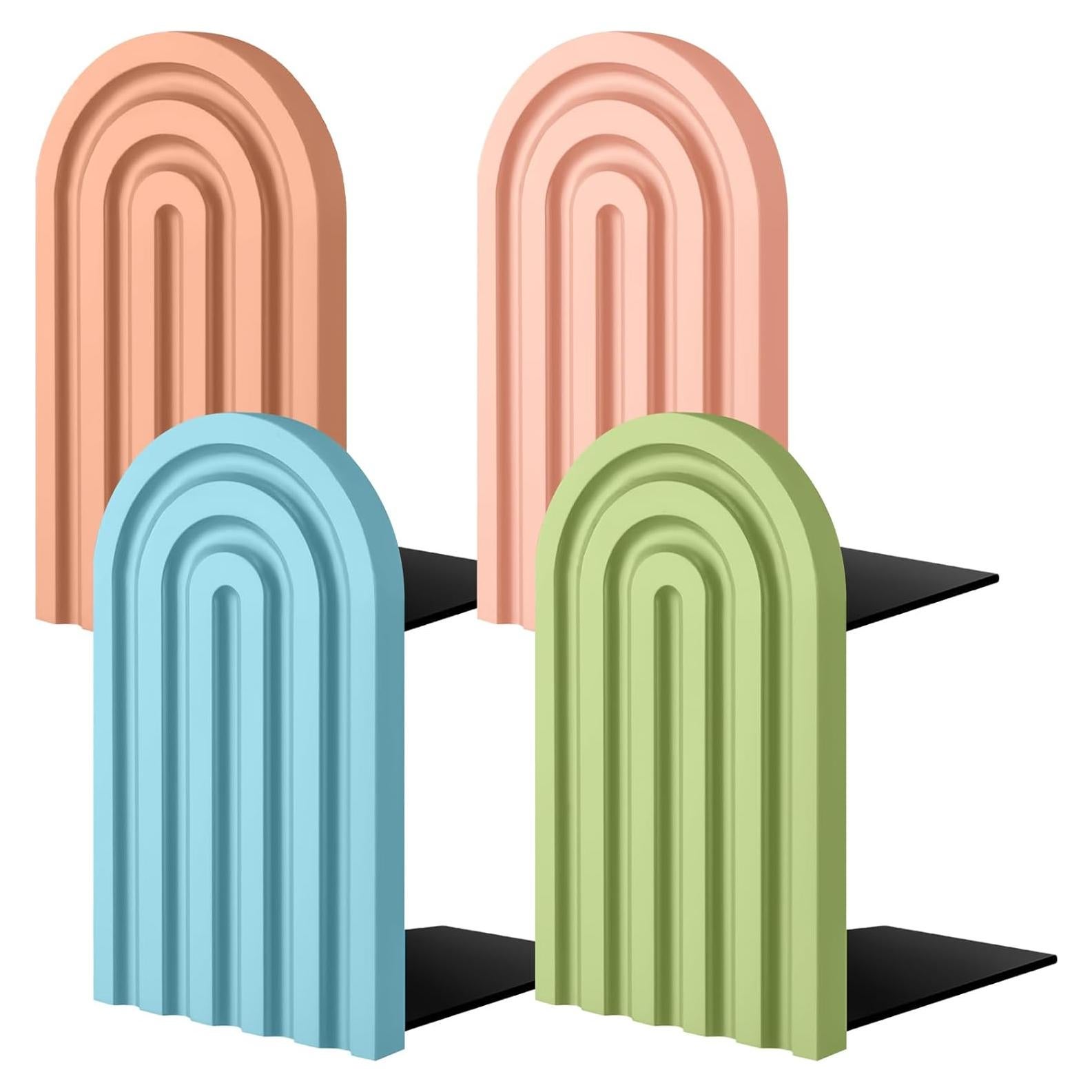 Soportes de Libros Arco Iris Harloon 4 Pcs Antideslizantes