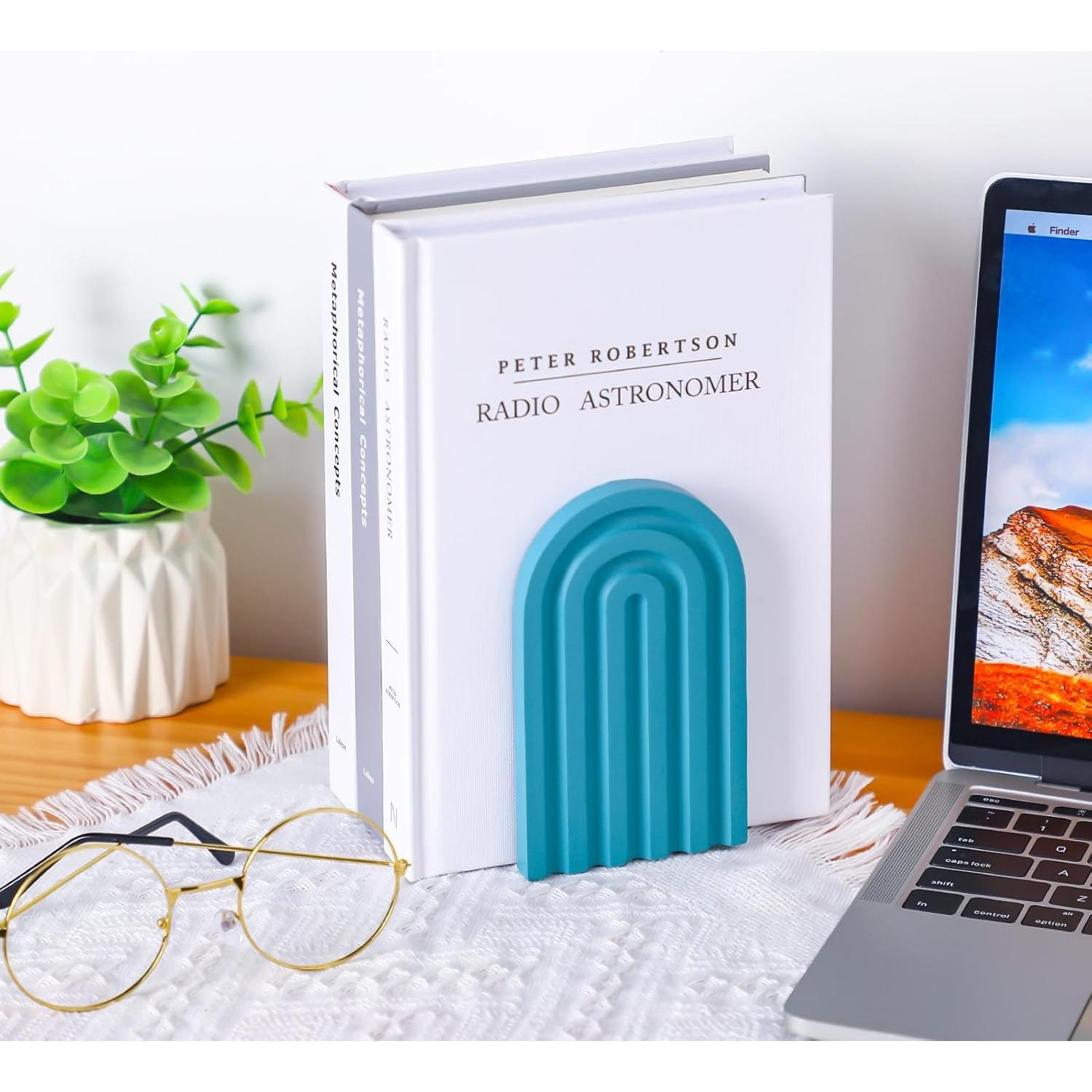 Soportes de Libros Arco Iris Harloon 4 Pcs Antideslizantes