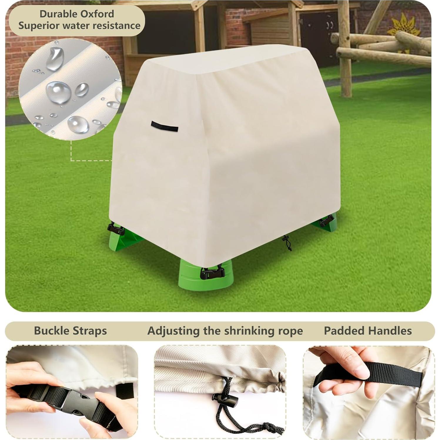 Cubierta Impermeable para Mesa de Agua Aacabo Beige 104x63cm