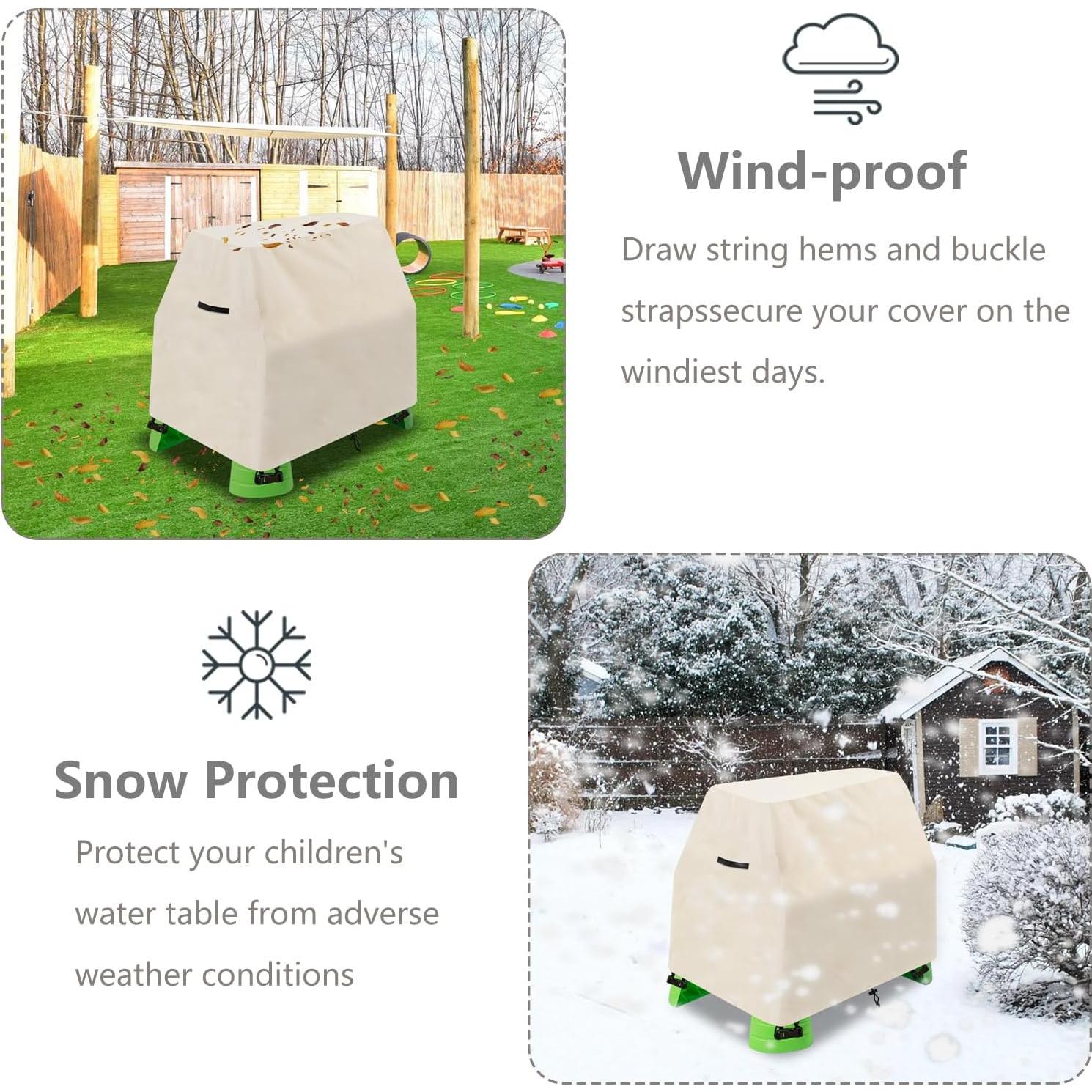 Cubierta Impermeable para Mesa de Agua Aacabo Beige 104x63cm