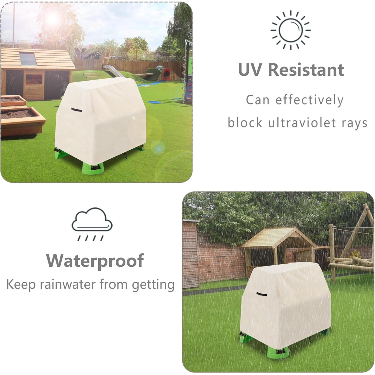 Cubierta Impermeable para Mesa de Agua Aacabo Beige 104x63cm