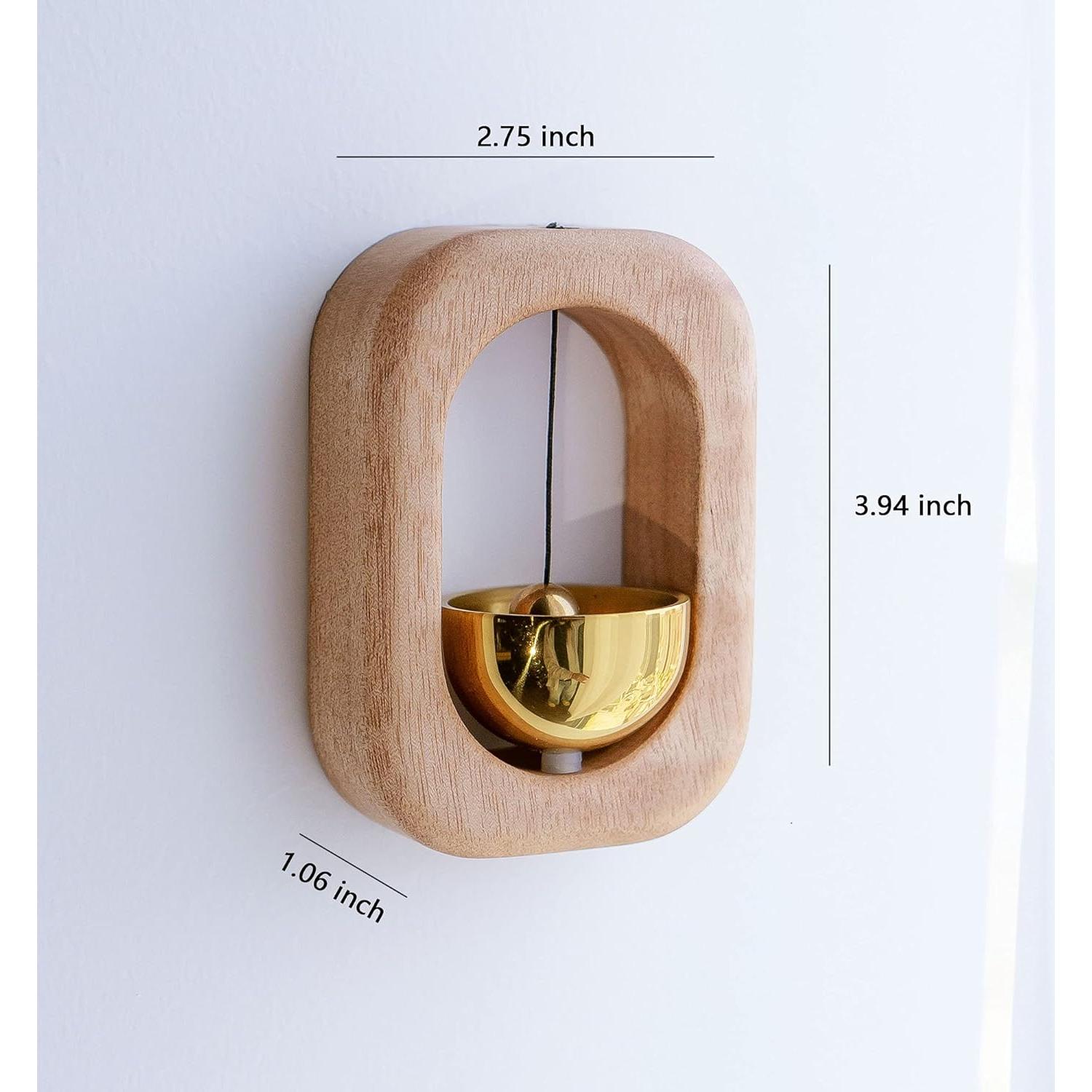 Campana Magnética SANOSY de Caoba para Puertas y Refrigeradores
