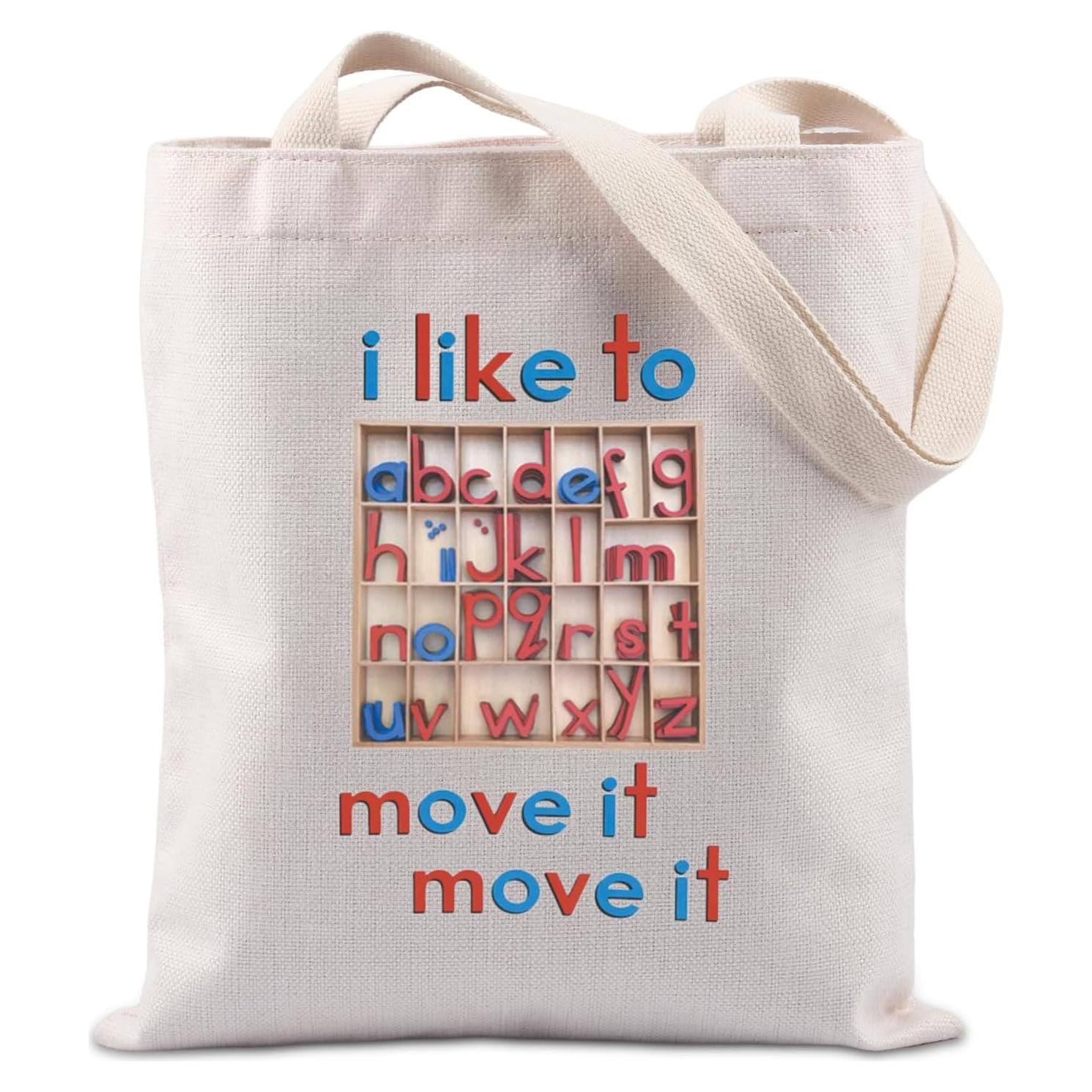 Bolsa Tote de Lona Lywjyb Móvil 39x35cm para Mujer