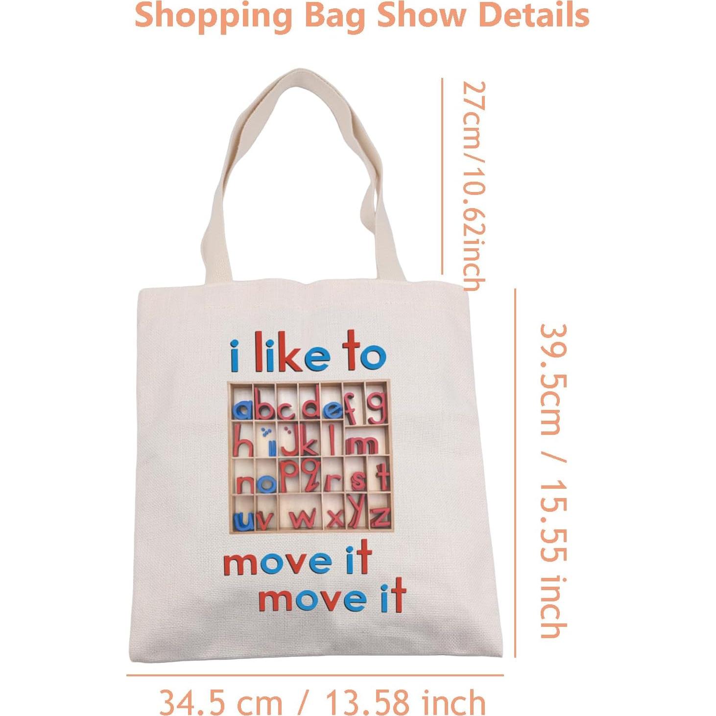 Bolsa Tote de Lona Lywjyb Móvil 39x35cm para Mujer