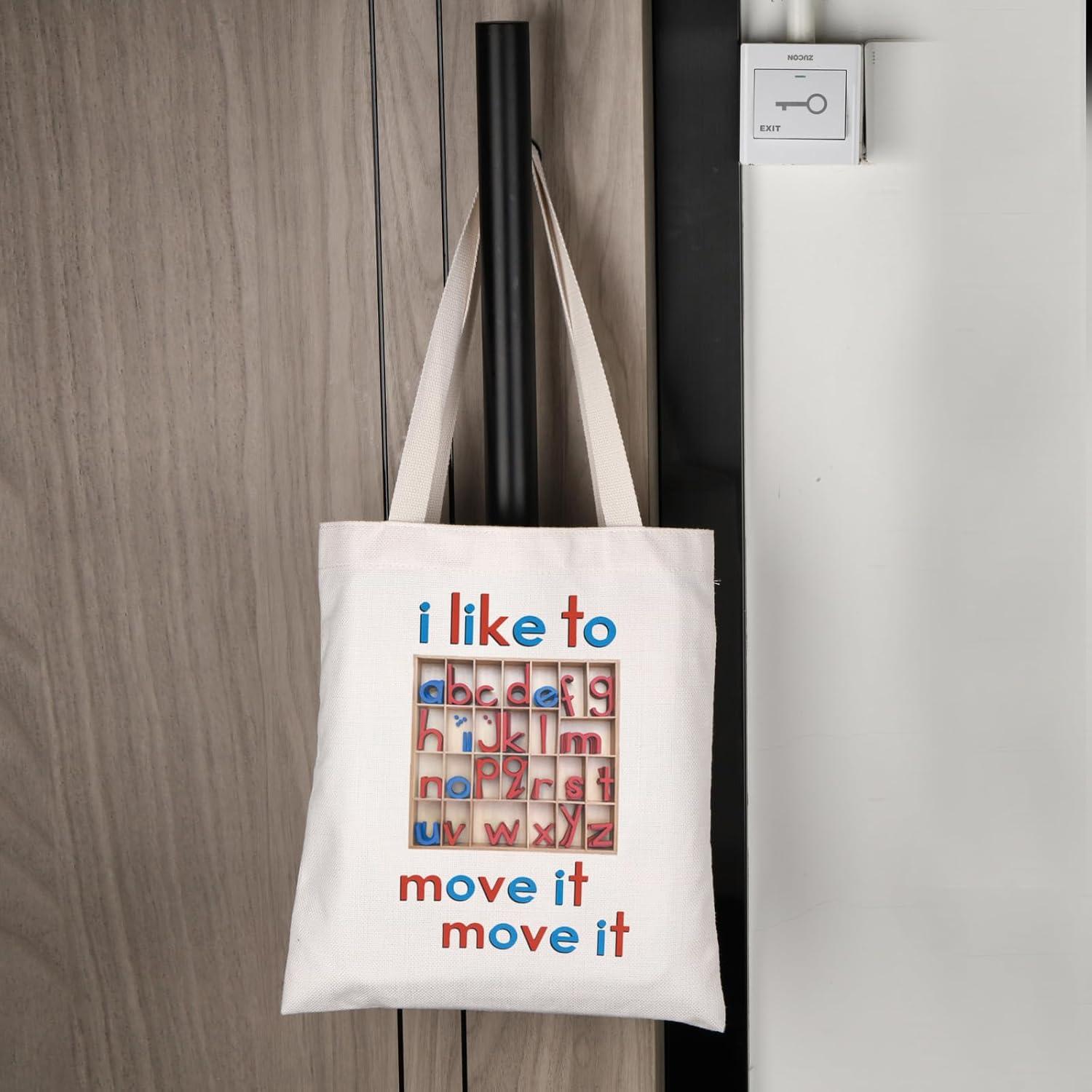 Bolsa Tote de Lona Lywjyb Móvil 39x35cm para Mujer