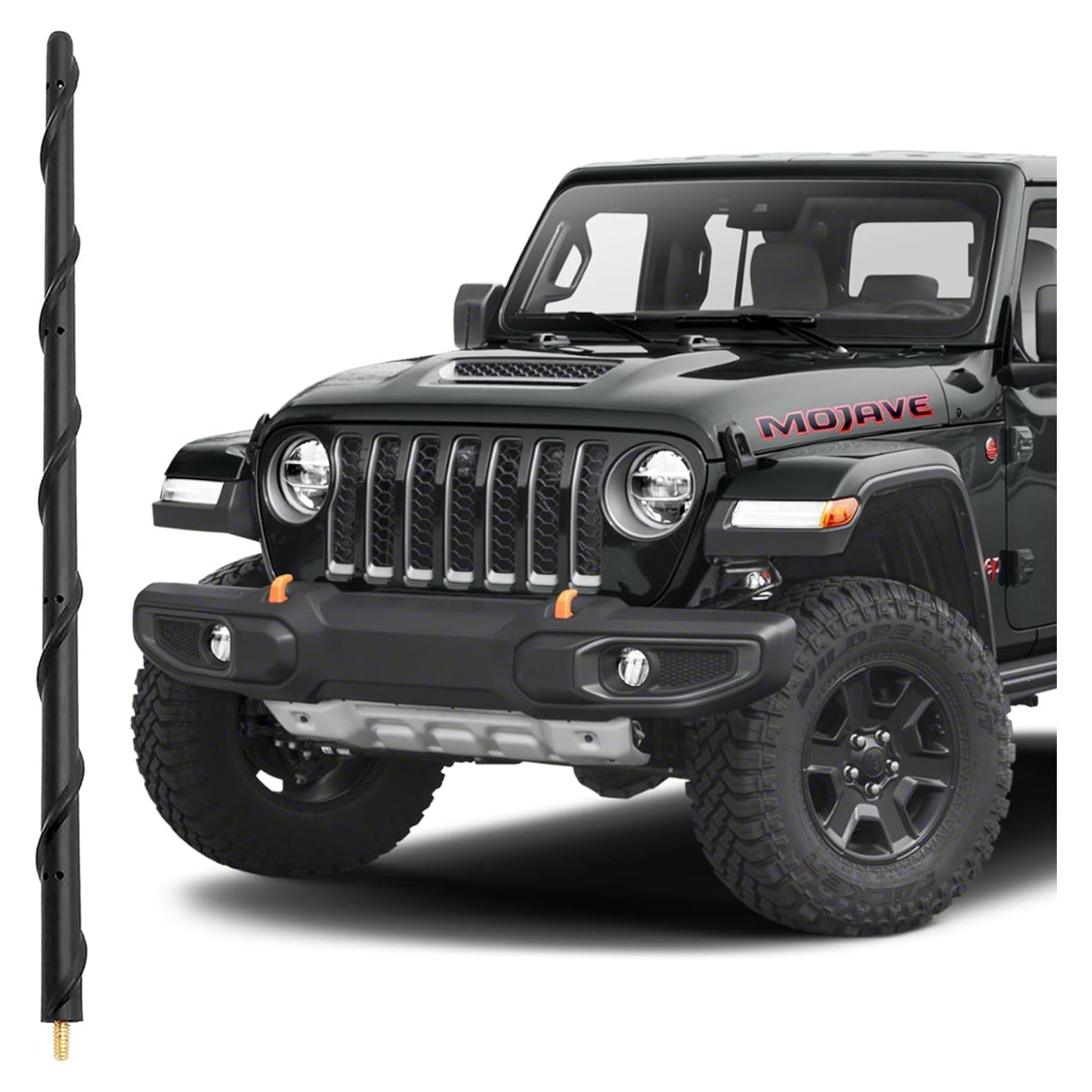 Antena BASIKER 33 cm para Jeep Gladiator 2007-2025