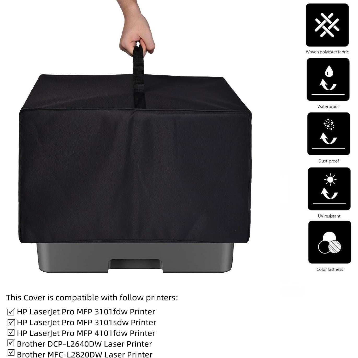 Cubierta de Polvo para Impresora HP y Brother - Nylon Impermeable