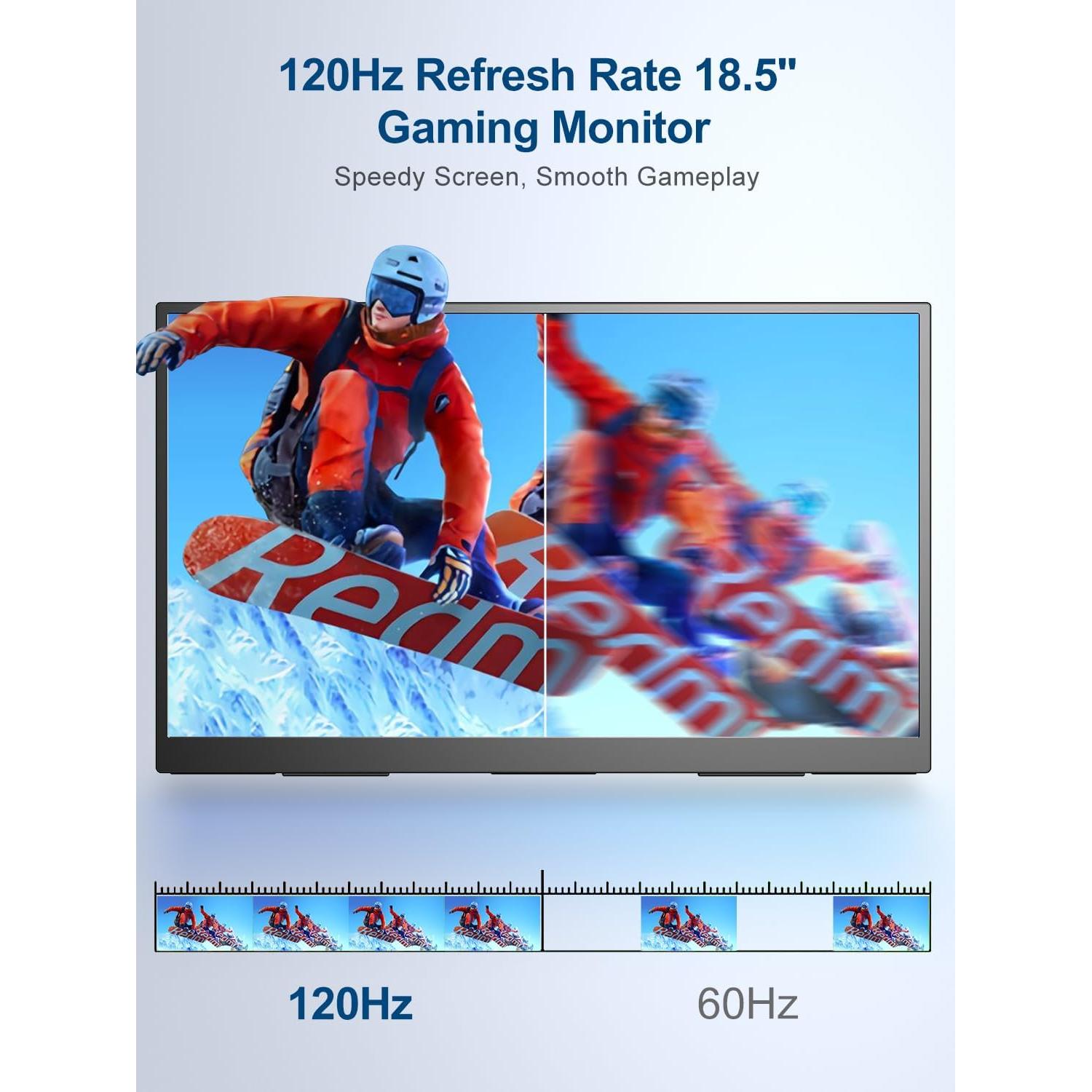 Monitor Portátil UPERFECT 18.5" FHD 120Hz FreeSync IPS