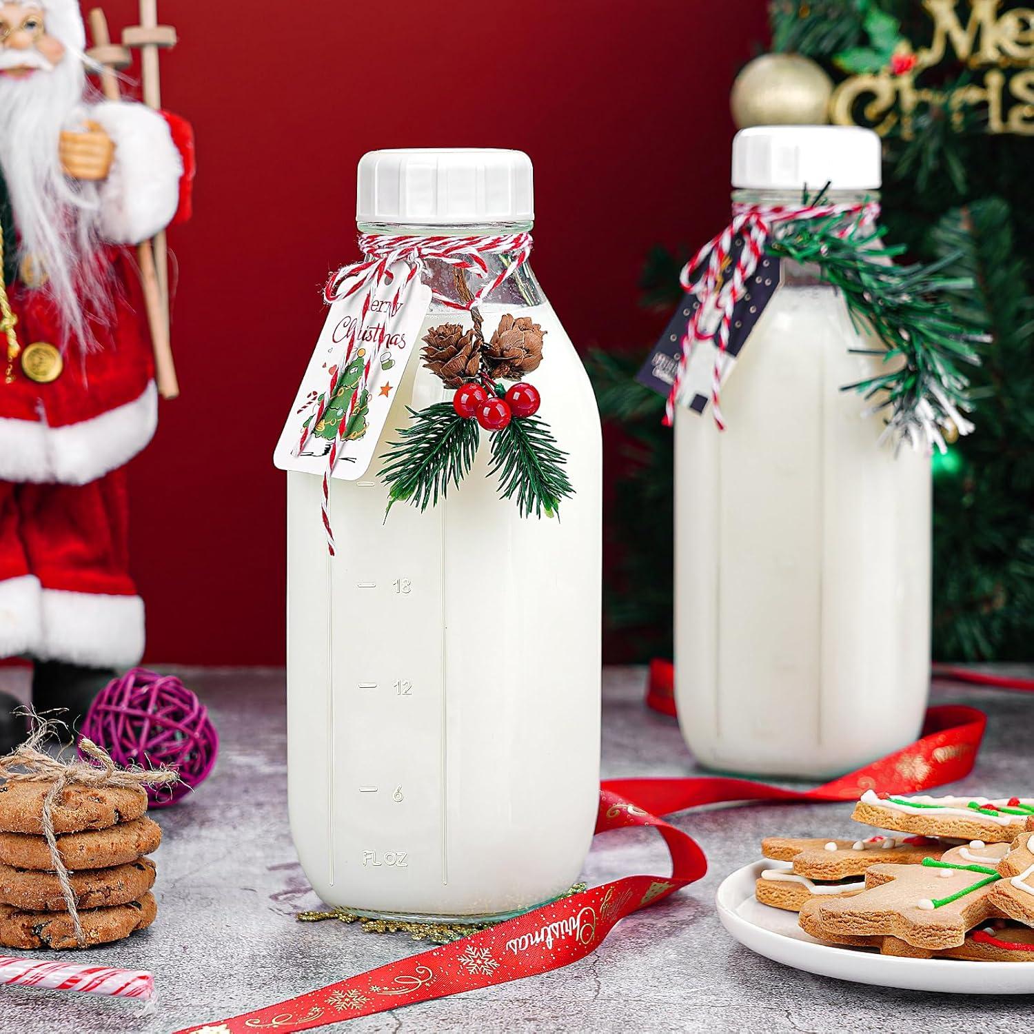 Paquete de 4 Botellas de Vidrio Syntic 1L Herméticas con Tapa