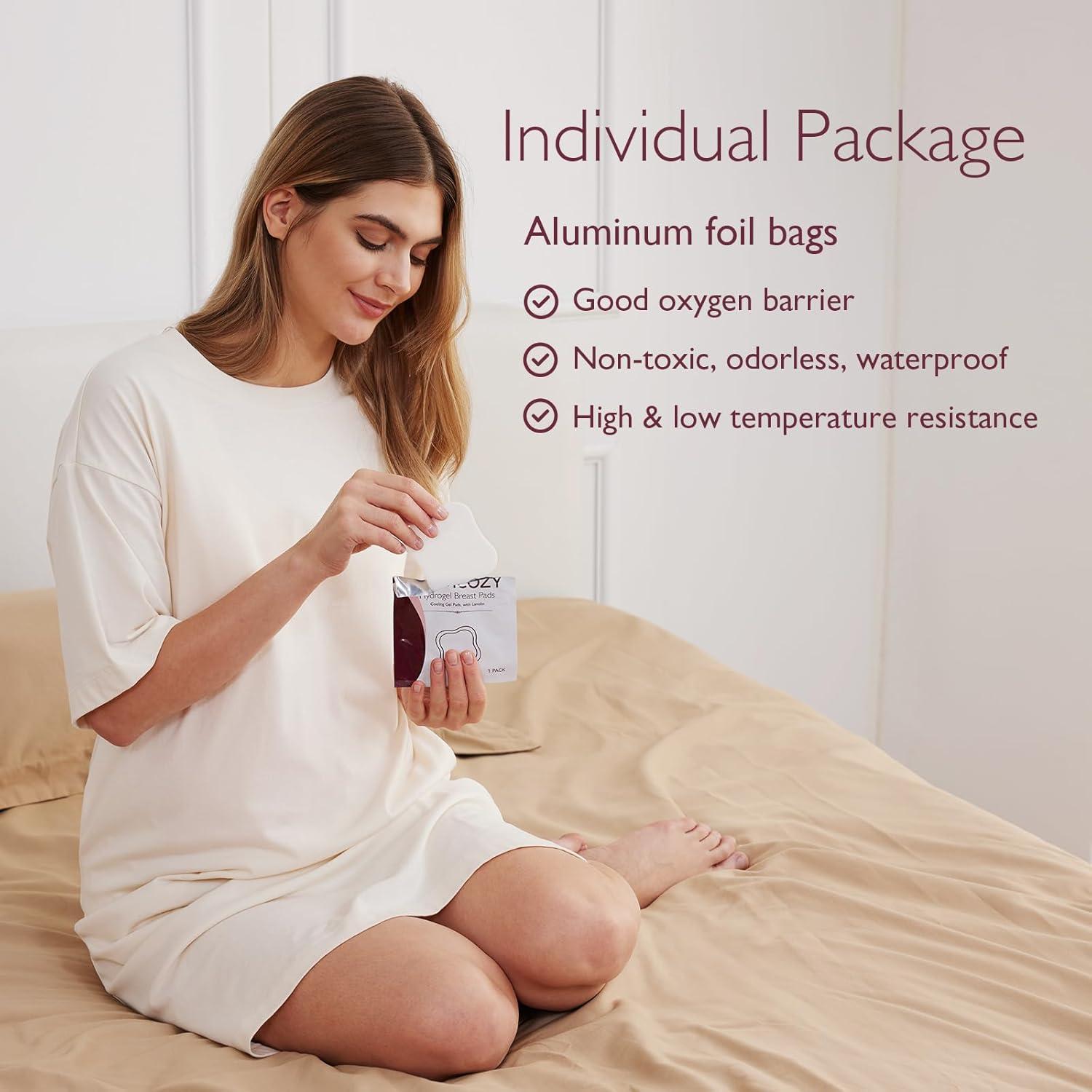 Almohadillas de Hidrogel para Pezones Momcozy 6 PCS - Alivio Lactancia