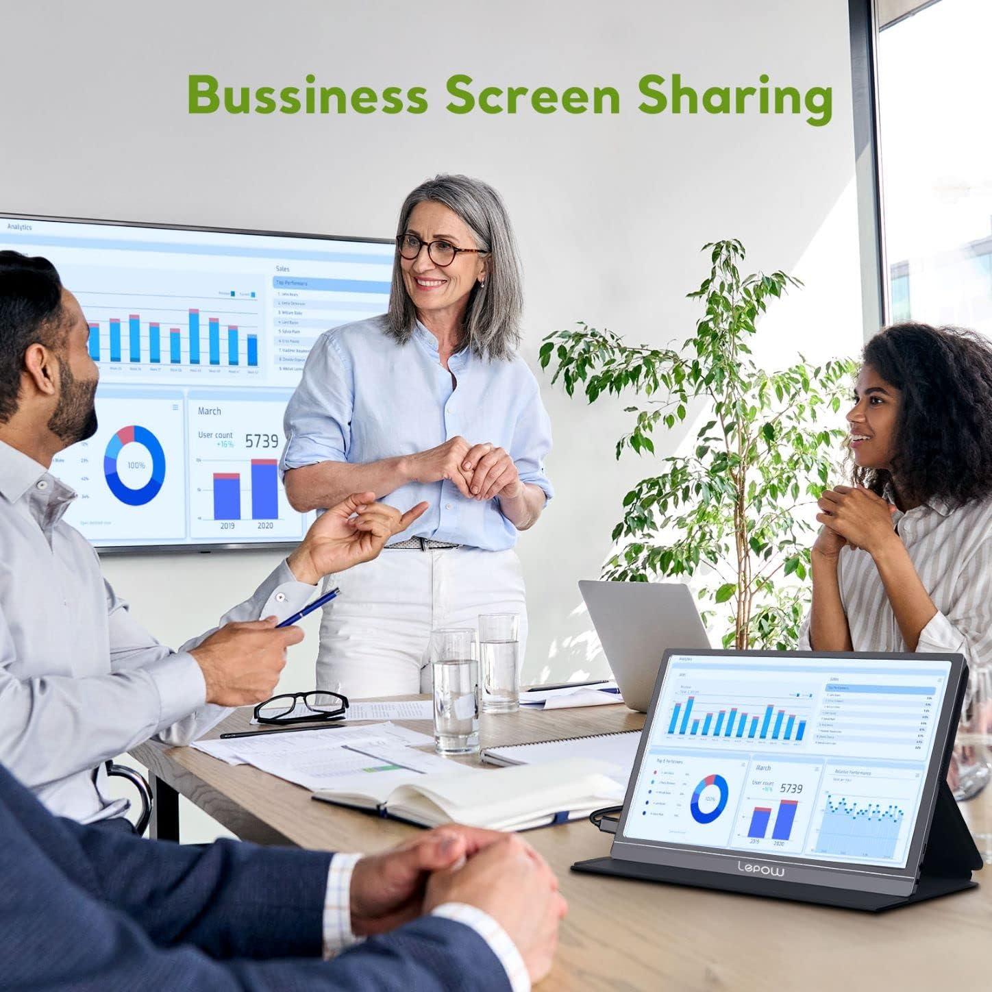 Monitor Portátil Lepow Z1-Gamut 15.6" FHD IPS Tipo-C