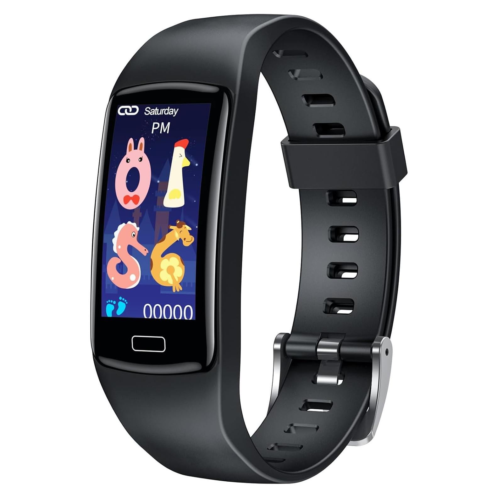 Reloj Inteligente de Fitness Niizero para Niños Negro IP67