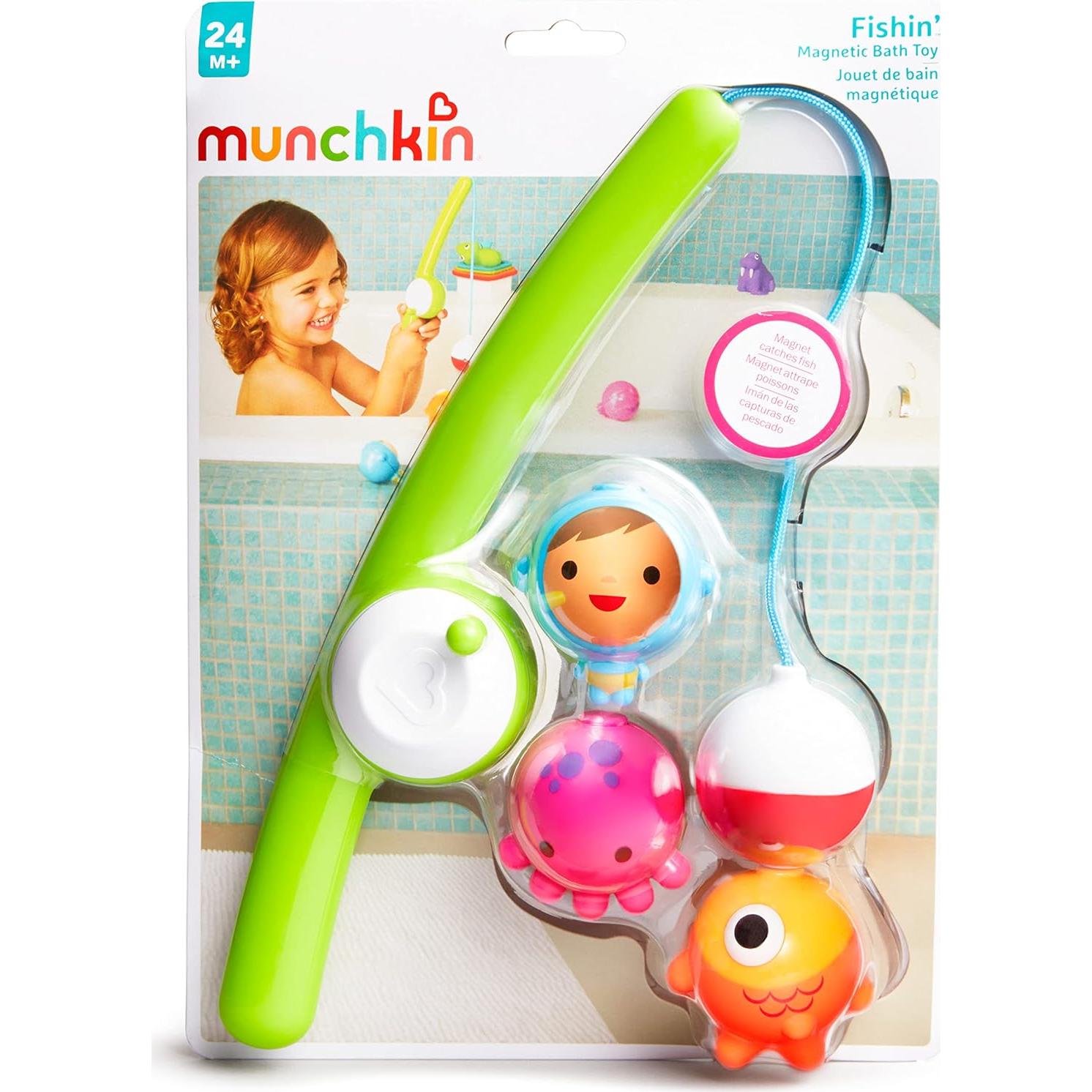 Juguete de baño magnético Munchkin Fishin' - Set 4 piezas