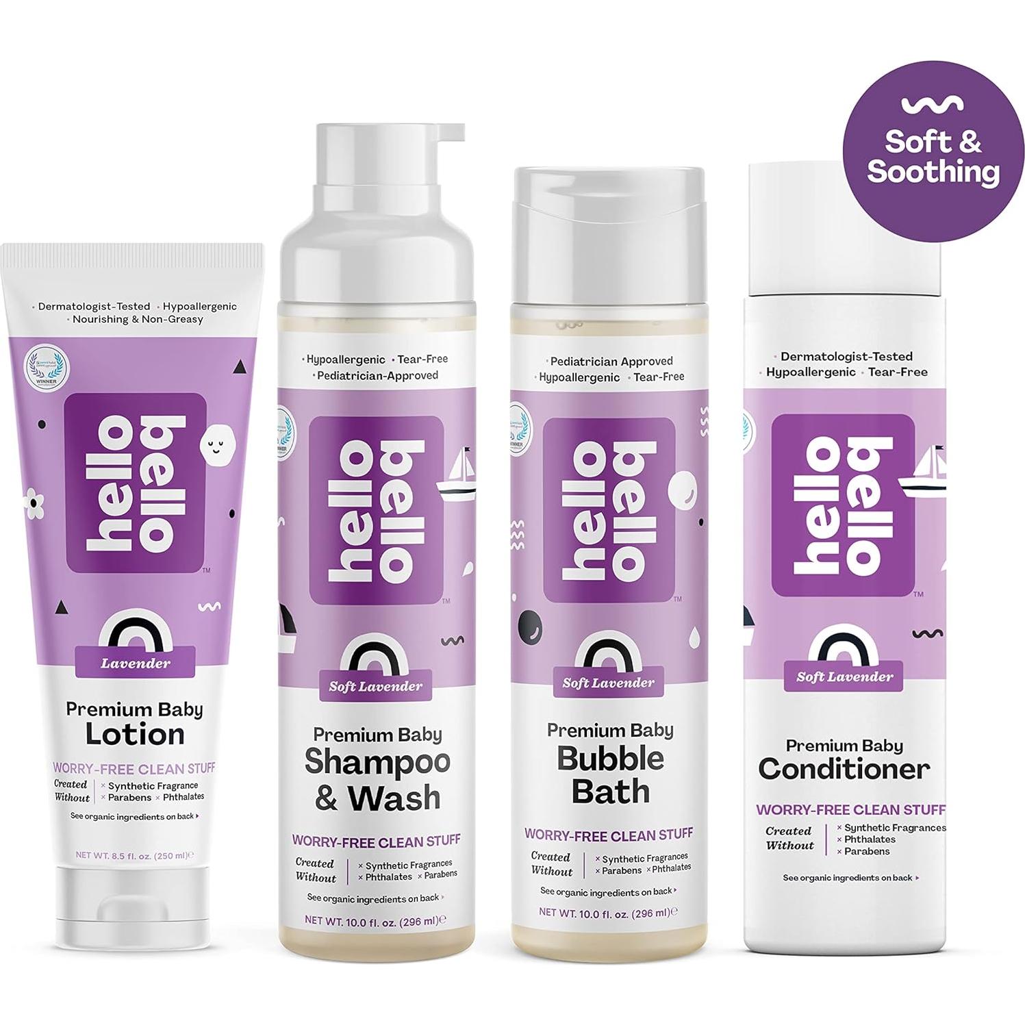 Baño de Burbujas Hello Bello 295 ml Aroma Lavanda Hipoalergénico