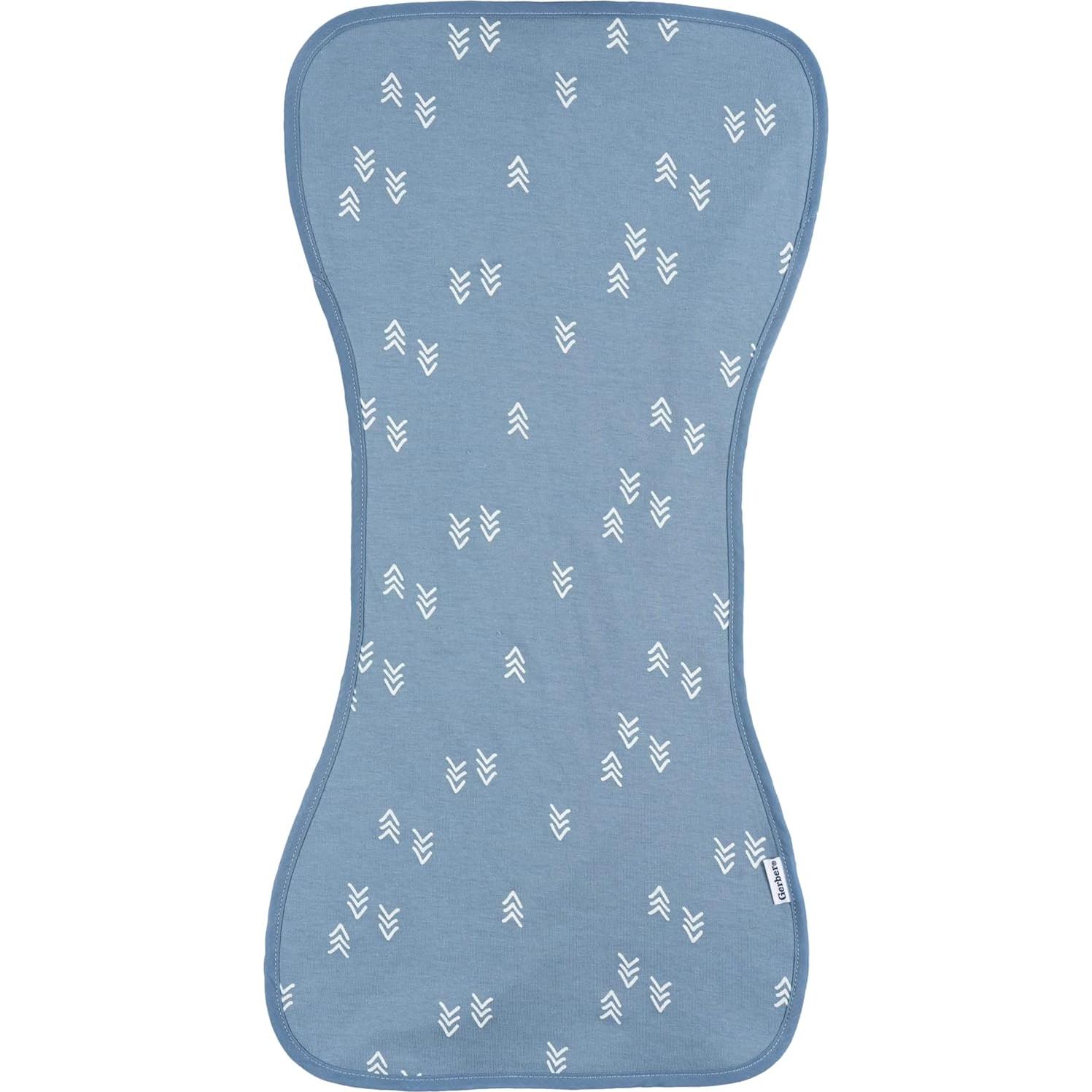 Paquete de 5 Paños de Eructo Unisex Gerber - Azul Dorado